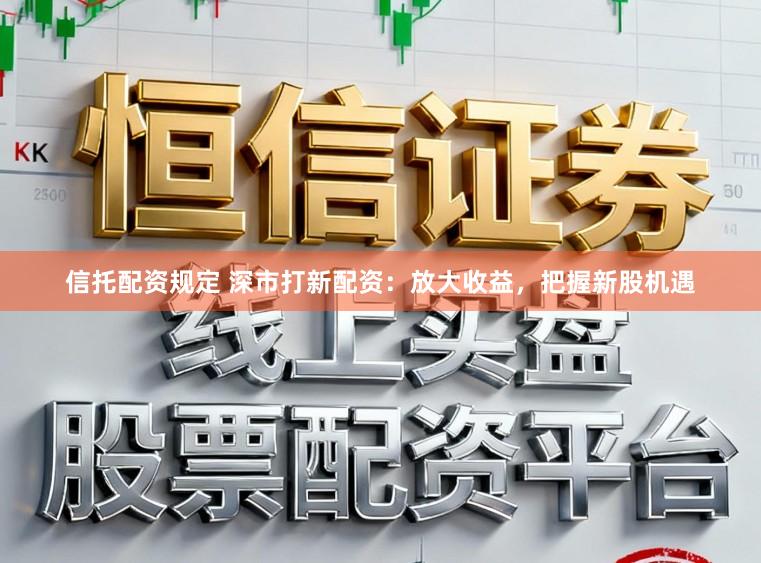 信托配资规定 深市打新配资：放大收益，把握新股机遇