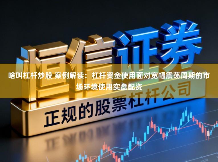 啥叫杠杆炒股 案例解读：杠杆资金使用面对宽幅震荡周期的市场环境使用实盘配资